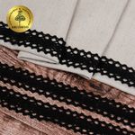 Кружево вязаное (тесьма) 20 мм / 10 метров, 6307-1.03 цв.03 черный, 10 м, Kruzhevo