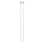 Спицы прямые с измерительной шкалой Pony ⌀2,5 мм, 35 см, металл, сиреневый