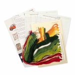 Набор для вышивания нитками Panna, Подушка Елка, 44х40 см