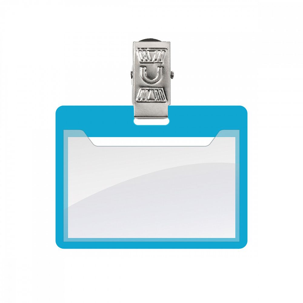 Держатель для бейджика с пружиной цв.никель уп.50 шт, 985968