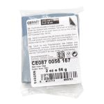 Полимерная глина Cernit Metallic запекаемая, имитация металла 56 гр, 167 сталь