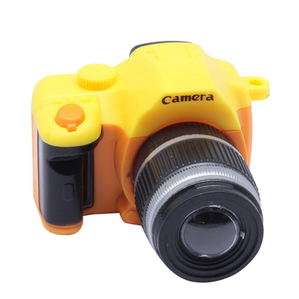 Фотоаппарат для куклы со вспышкой, 45х25х50 мм, 28364 желтый