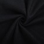 Флис 2-сторонний 280 г/м², 150х160±5 см, черный/black, Gamma FG-005N