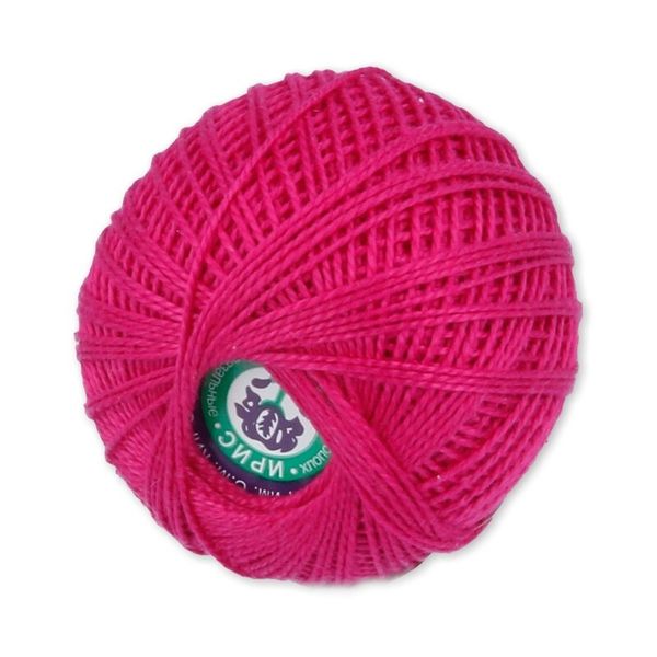 Пряжа ПНК им.Кирова Ирис / уп.20 мот. по 25 г, 150м, №1112 малиновый