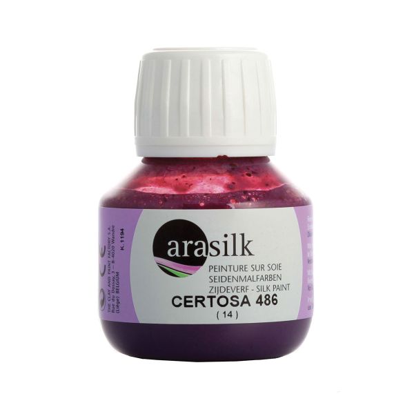Краска для шелка H Dupont Arasilk, 50мл, 486 розово-сиреневый