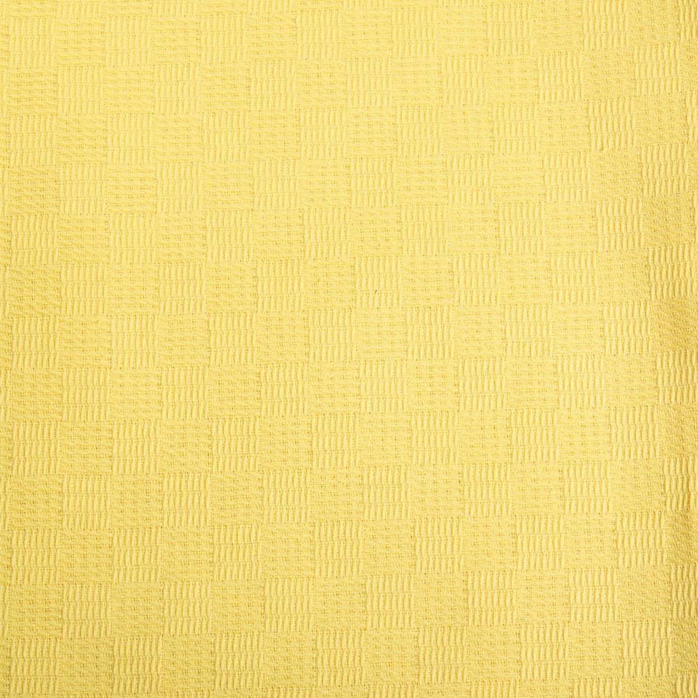 Вафельное пике (Турция) 130 г/м², 240 см, в нарезке, цв. неж.желтый, 3 метра