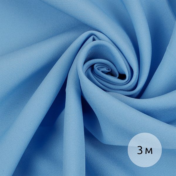Габардин кач-во Фухуа 180 г/м², 150 см / 3 метра, TBY.Gbf.24102.6.3, цв.06 голубой