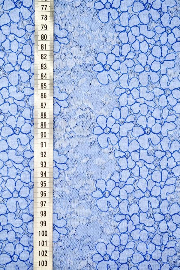 Ткань кружевная 65% полиэстер, 35% хлопок [261560-14], 10 метров, 261560-14