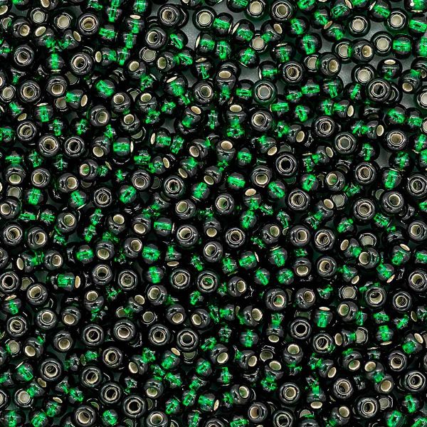 Бисер Preciosa прозрачный с сереб. центр., 10/0 (57150), круг. отв., 500 г