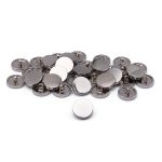 Пуговицы на ножке 18L (11мм), металл (S (серебро (никель))), ME-656, 36 шт