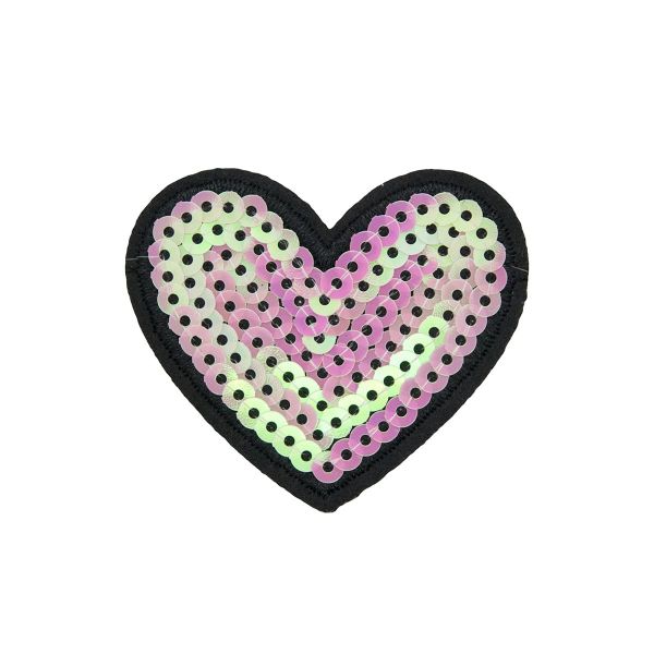 Термоаппликация Сердце, бежевое, 5.9*5см, Hobby&Pro