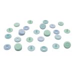 Кнопки ColorSnapsMini имитация стежка, Prym Love, голубой 36 шт, Prym