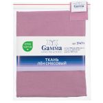 Льняная ткань 210±5 г/м², 150х140 см, №165 св.серо-лиловый, Gamma 5147N