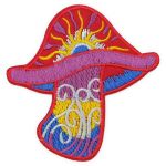 Термоаппликация Гриб, 7.2х7.2см, Hobby&Pro