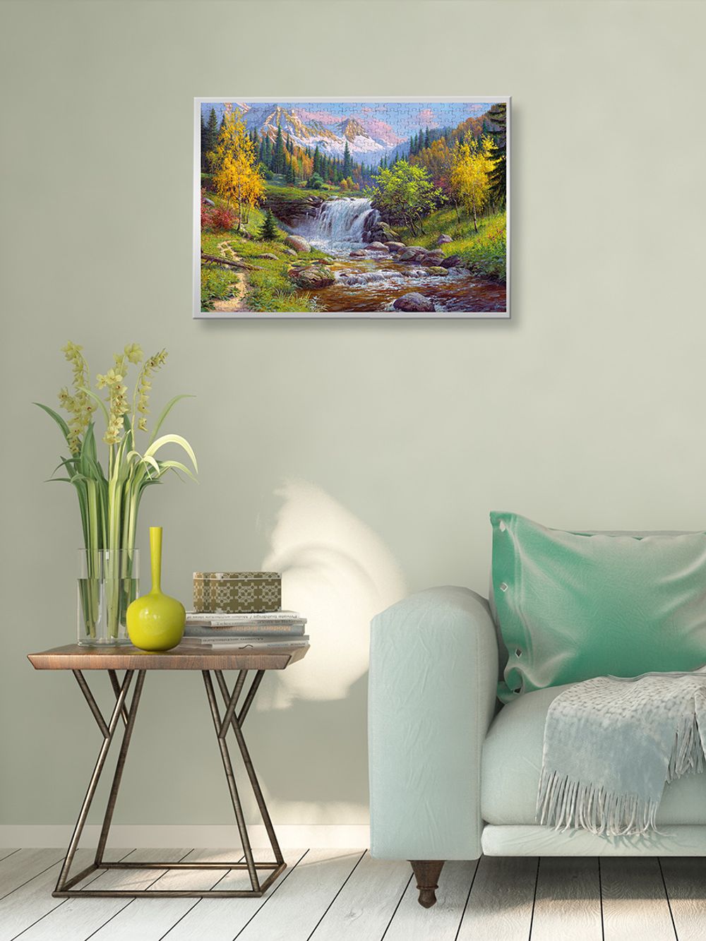 Пазл. Премиальная коллекция 1500 элементов, TOP-PZL-1500/01 Горный ручей, Фрея