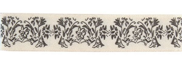 Лента хлопок с рисунком 16.0 мм / 5 шт по 3 метра, F10_113 Узор, CLP-161 Gamma