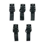 Крючок шубный PQ 45 мм, черный, PQ5201, 100 шт