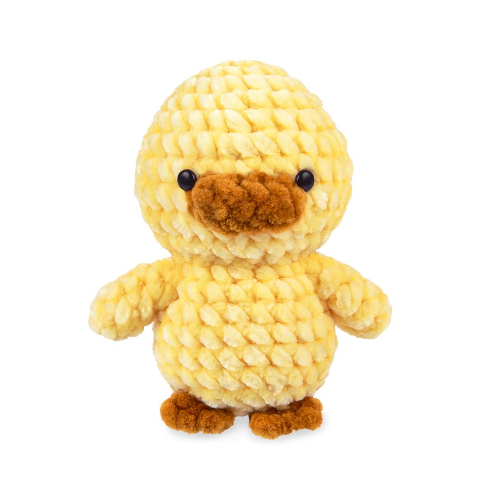 Набор для вязания игрушки Miadolla AMG-MN-0142, Уточка (велюр), 10 см