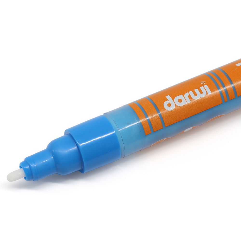 Маркер для ткани Darwi TEX Opak, 2мм, укрывистый, 236 т.голубой
