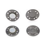 Кнопка магнитная металл пришивная ⌀20.0 мм, чер/никель, 10 шт, BIG