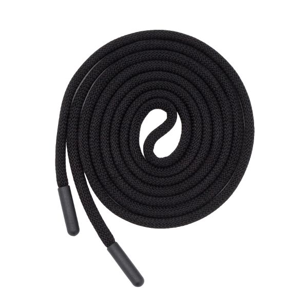 Шнурок декоративный круглый ⌀5.0 мм / 135см, 1 шт, 13 черный, 3AR2808