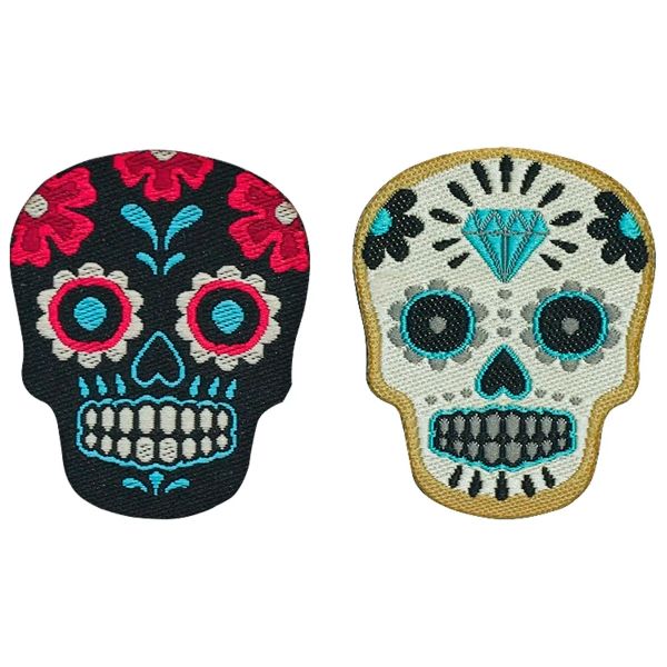 Термоаппликация Череп, черный/экрю цв. 2 шт. 924360 Prym