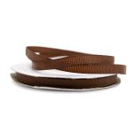 Лента репсовая (в рубчик) 6.0 мм, 18.28м (аналог 7702719) (078 т.коричневый)