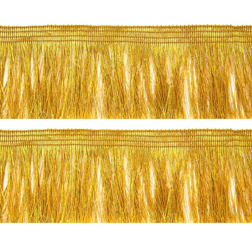 Бахрома отделочная 85.0 мм / 25 метров, металлизированная золото
