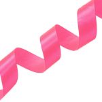 Лента атласная 1-сторонняя 25.0 мм / 22.86±1 метров, 013 яр.розовый, неон, Globus