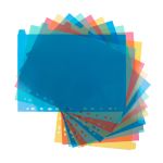 Разделитель листов пластиковый A4 12 шт, EC270040206 песок, ассорти, Expert Complete EC270040206