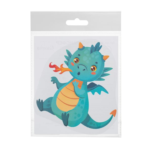 Термотрансфер, 1 шт, М-229 дракончик 14х12.5 см, Gamma M №02