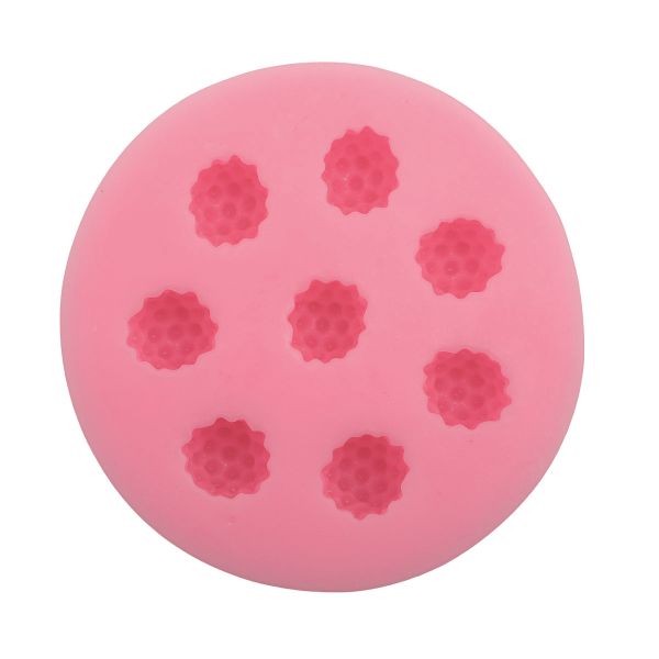 Молд силикон (для свечей, мыла, смолы, гипса) 7 см Ягоды, 23572