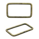 Рамка прямоугольная металл 40х3 мм (латунь), 100 шт