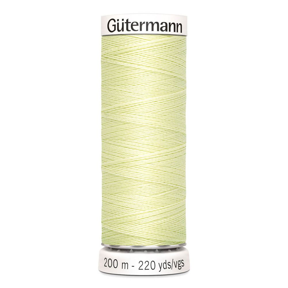 Нитки универсальные Gutermann Sew-all, 200м, 292 бледно-лимонный