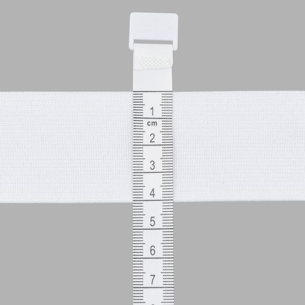 Резинка башмачная 40.0 мм / 25 метров, вязаная, белый