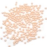 Бусины пластик (жемчуг) ⌀6 мм, 25 г, Astra&Craft, 006 NL розовый