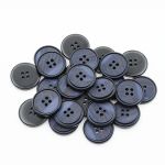 Пуговицы 4 прокола 36L (23мм), (Blue (синий)), 24 шт