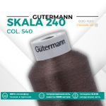 Нитки некрученые Gutermann Skala 240 (5000 метров), 1 кат. | 540 молочный шоколад