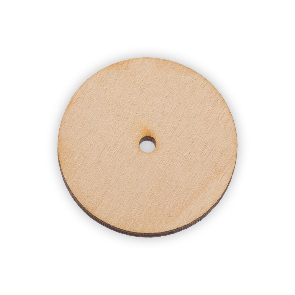 Диски из фанеры для суставов мишек Тедди ⌀40 ±0.1 мм, 100 шт, HobbyBe CDD-40