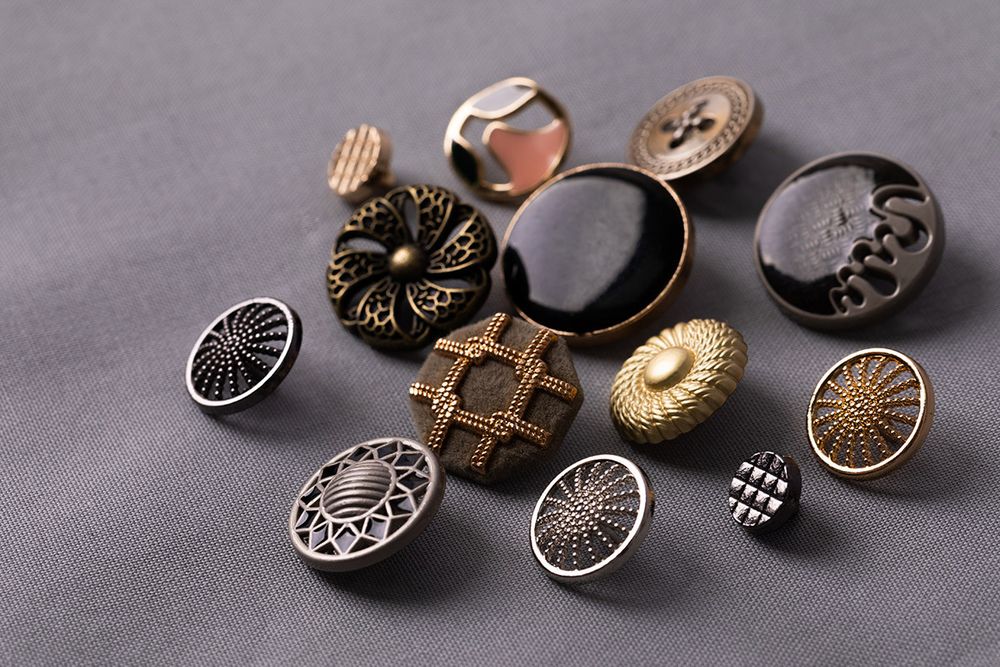 Пуговицы на ножке металл 20 мм, 6 шт, 24 под бронзу, Blitz MB 0252