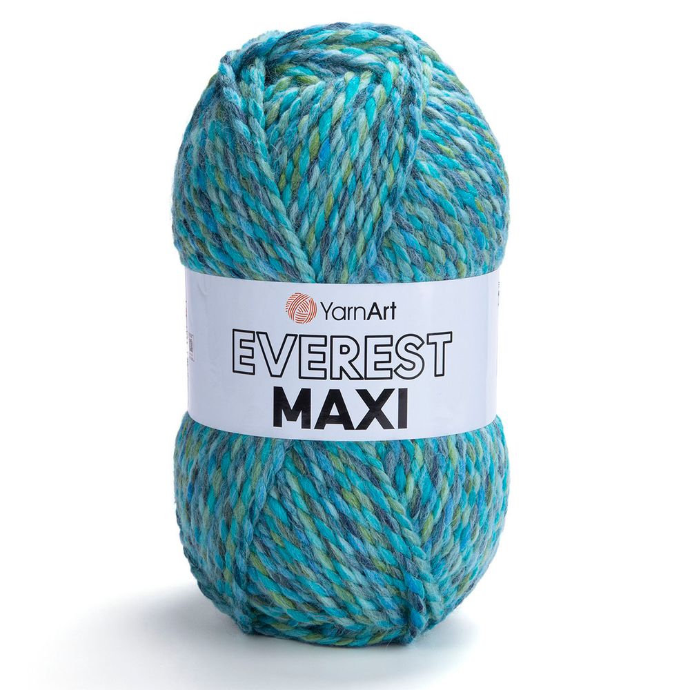 Пряжа YarnArt (ЯрнАрт) Everest Maxi / уп.3 мот. по 200 г, 134 м, 8025 меланж