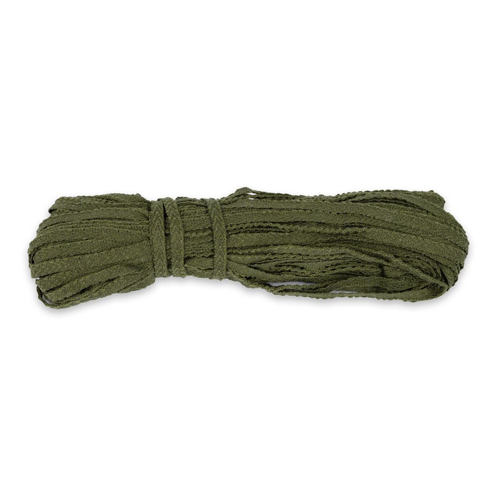 Тесьма (лента) киперная (100% х/б) 5 мм / 25 метров, хаки, Gamma С3865Г17