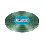 Лента атласная 1-сторонняя 6.0 мм / 33±2 метра, №105 зеленый, в термоплёнке, Gamma