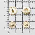 Кнопка Альфа (S-образная) ⌀12.5 мм, ≈1440 шт, №54, СТАЛЬ, золото, NEW STAR