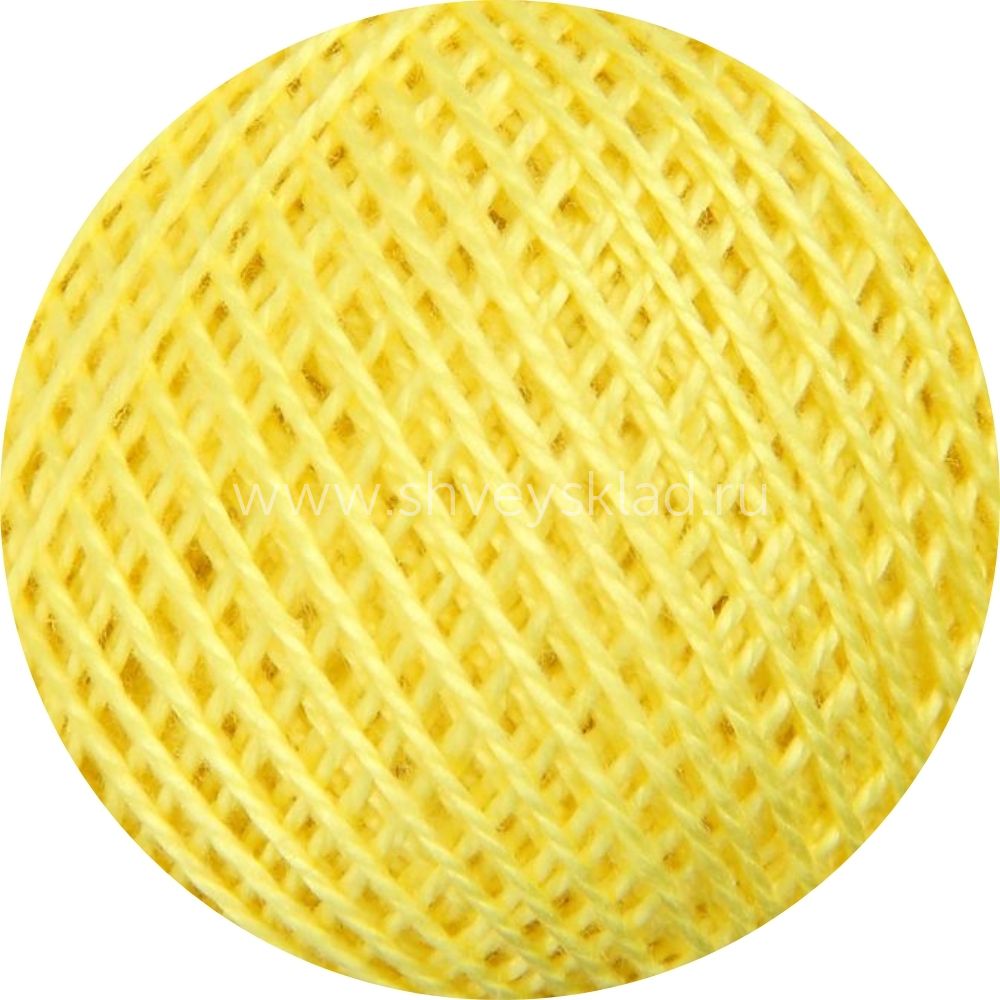 Пряжа ПНК им.Кирова Ирис / уп.20 мот. по 25 г, 150м, 0204 желтый Пряжа ПНК им.Кирова Ирис / уп.20 мот. по 25 г, 150м, 0204 желтый