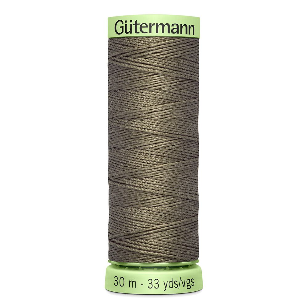 Нитки отделочные Gutermann Top Stitch, 30м, 727 дымчато серо-зеленый, 5 катушек