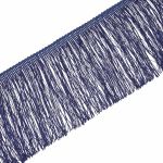 Бахрома отделочная широкая 120.0 мм / 25 метров, нитяная, 919 темно-синий, 0390-0310