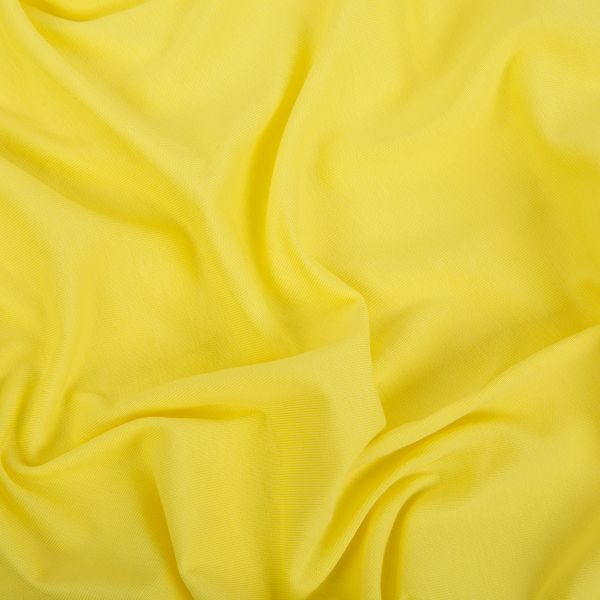 Кулирка 150±5 г/м², 40/1 Comp.Penye FULL LYC, 170 см / 5 метров, 07 св.желтый/lt.yellow, Gamma GCM