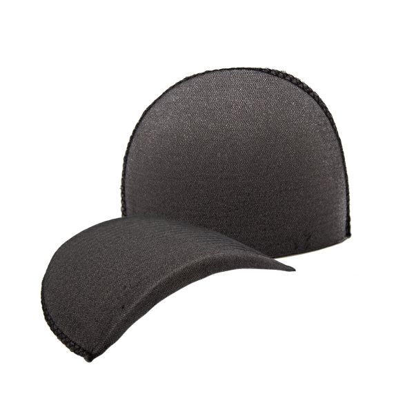 Плечевые накладки (подплечники) втачные 140х210х25 мм, черные, 50 пар