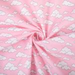 Ткань для пэчворка Peppy Молочные сны фланель, отрез 100х110 см, 175 г/м², МС-20 розовый, Peppy